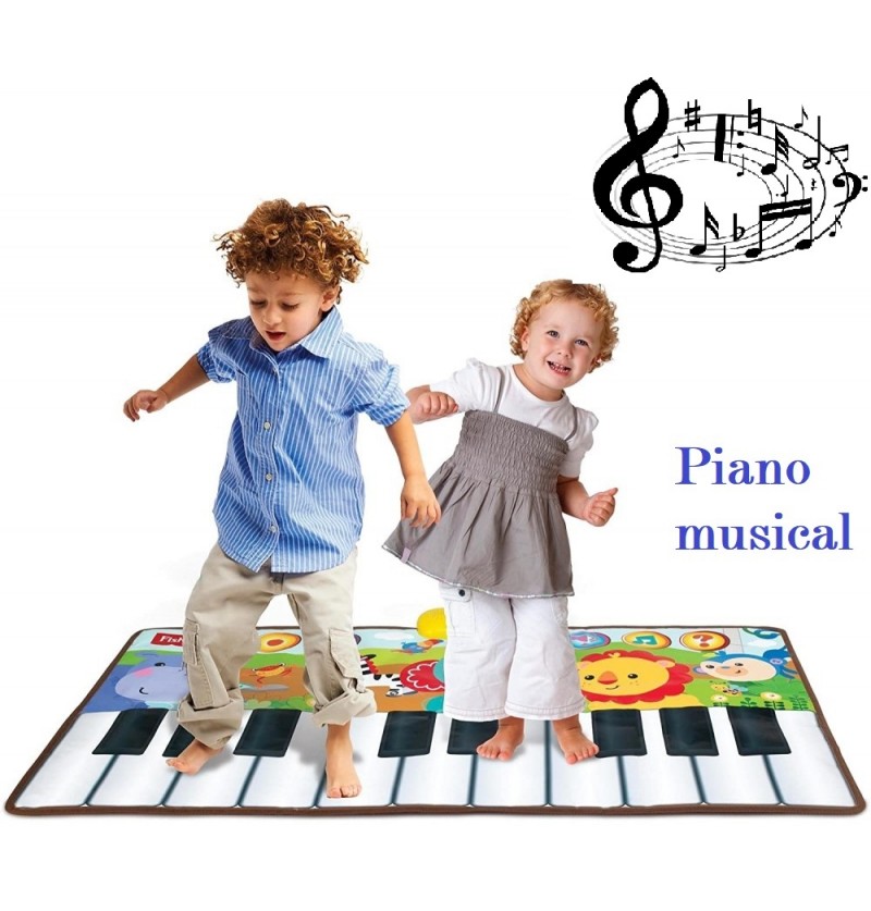 Tapis De Piano Musical Pour Enfants, 10 Touches De Fonction De