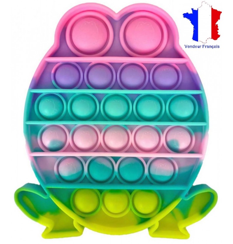 Pop Bubble Sensory Fidget Toy Jouets Anti-Stress Jouets Silicone Pop it  Glace po