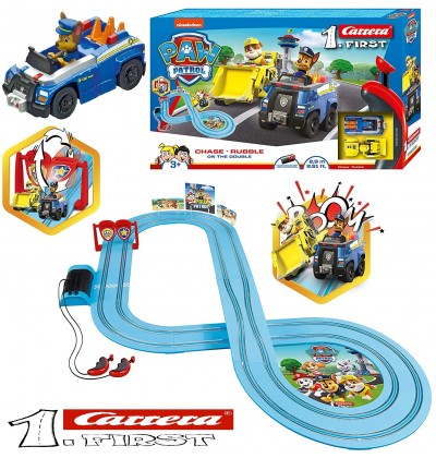 Carrera - PAW PATROL - Circuit de voitures Carrera First - On the