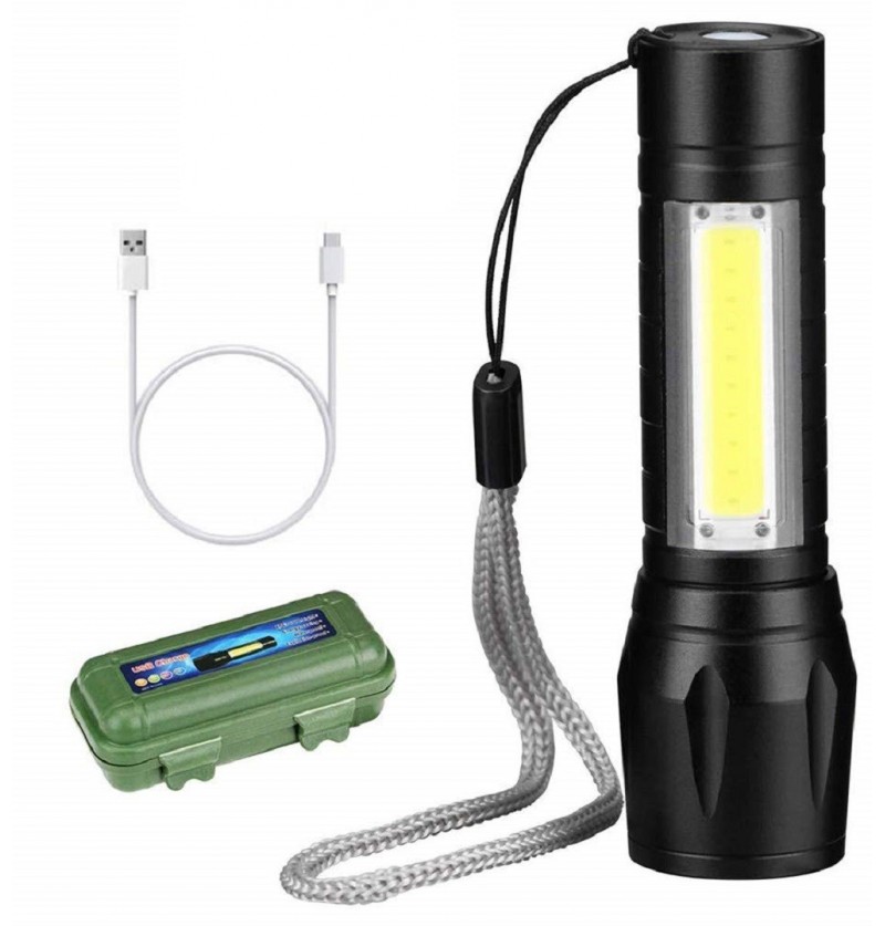 BESTA - Lampe de Poche LED Ultra Puissante, USB Rechargeable CREE
